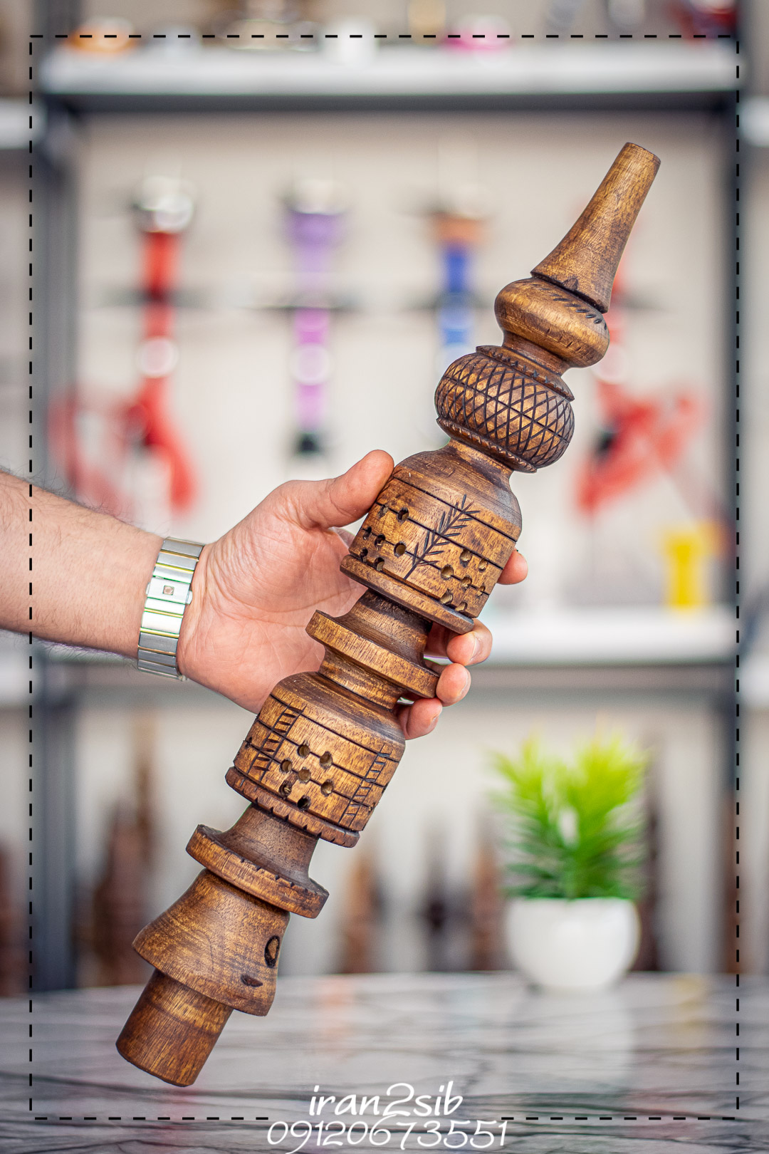  قیمت خرید تنه قلیان چوبی عکس قلیون چوبی فروش قلیان چوبی 