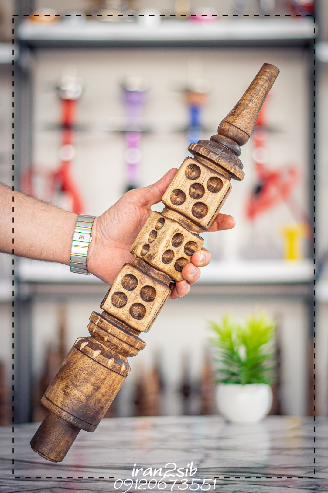  قیمت خرید تنه قلیان چوبی عکس قلیون چوبی فروش قلیان چوبی 